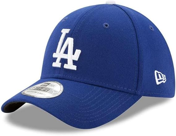 New Era MLB Los Angeles Dodgers Team Classic Game 39Thirty Stretch Fit Cap, Blue, Large/X-Large
