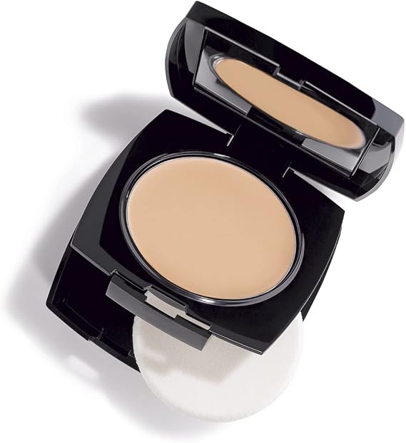 Avon True Flawless Cream To Powder Compact 3-in-1 Concealer, Foundation & Powder Alabaster - True Blue IQ Colour Technology