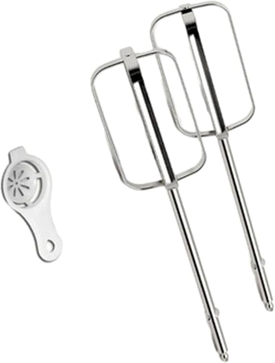 Handheld Whisk Accessories,Stainless Steel Beater Mixer Accessories,Kitchen Hand Mixer Beater Replacement For KENWOOD (Four sticks*2)