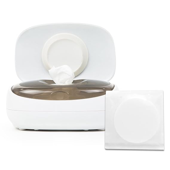 Prince Lionheart EVO Wipes Warmer with TipTop Pillow Kit, Baby Wipes Dispenser with Glow Nightlight, Patented Everfresh System of Bottom Heating, Modern Design Large Capacity