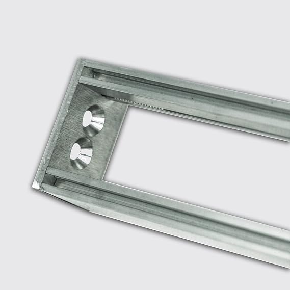 1U Eurorack Case Brackets, PulpLogic Format, with 84HP Rails, 50 Slide Nuts