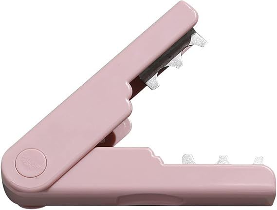 TEONEI Rose Thorn Stripper Tool,Rose Thorn Remover,Leaf Thorn Stripper Tool,Flower Stem Cutter(Pink)