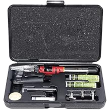 Solder-It SolderPro 150 Soldering Iron Kit (PRO-150K) | Multi-Function Butane Heat Tool with Tips and Case | Cordless and Portable Soldering Gun | Home Improvement Tools and Soldering Kit Essential