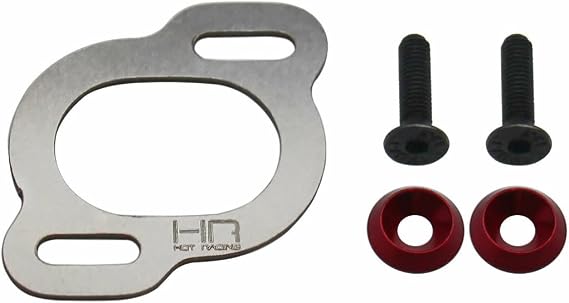 Hot Racing GRR18W Stainless Steel Motor Screw Mount Plate Gorgon
