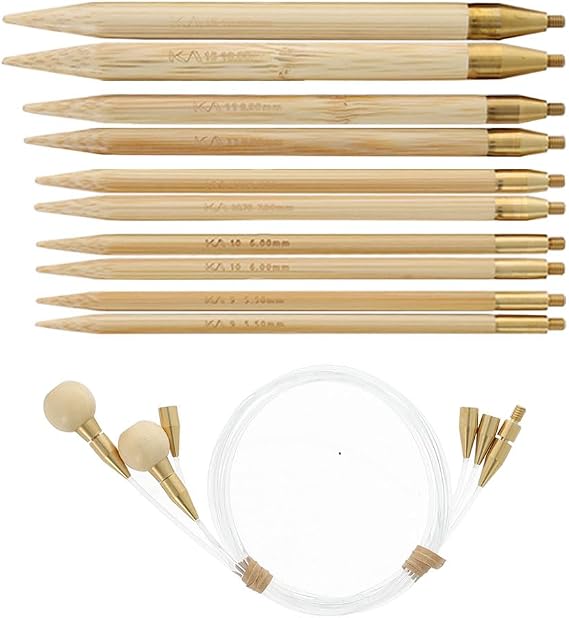 Seeknit - Seeknit Shirotake (Size L) Interchangeable Circular Needle Set - 1 Piece, Beige