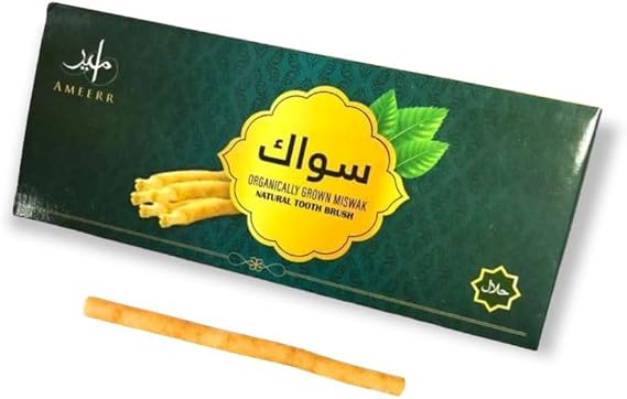 Miswak Stick for Teeth Organic | Natural Toothbrush | Premium Quality Siwak Stick | Natural Chew Sticks for Humans | Single Meswak (1) | African Toothbrush Stick