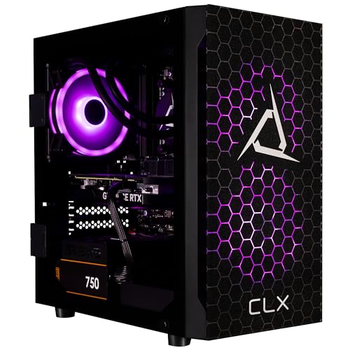 CLX SET TGMSETRTA3503BM Gaming Desktop Computer - AMD Ryzen 7 7700X Octa-core [8 Core] 4.50 GHz - 32 GB RAM DDR5 SDRAM - 2 TB HDD - 1 TB M.2 PCI Express NVMe SSD - Mid-tower - Matte Black