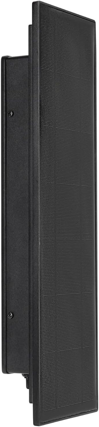 Gama Sonic Eclipse Backlight Solar Wall Light Modern Architectural Lighting with 3-Color Options