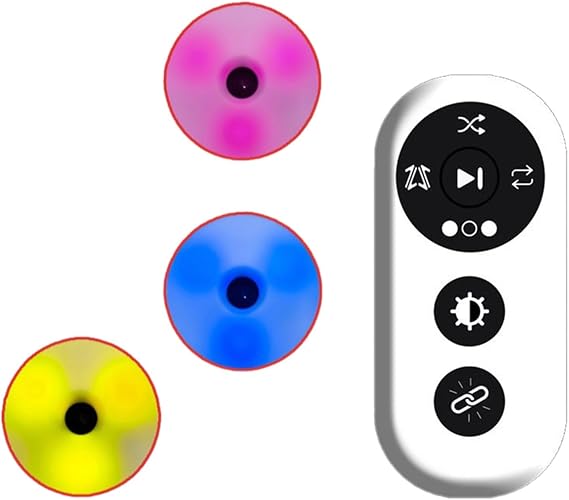3 Pieces Reaction Training Lights with Remote Controller Agility Training Light