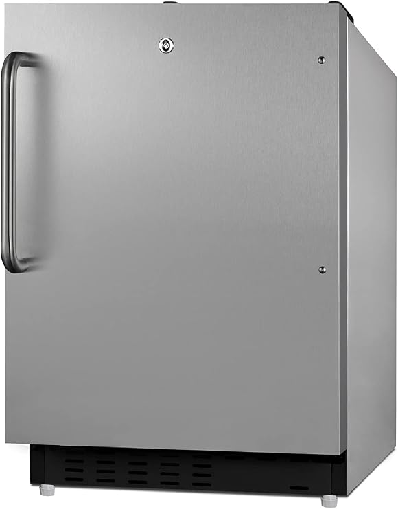 Summit 20" Built-in Refrigerator Freezer, Stainless Steel - ALRF49BCSS