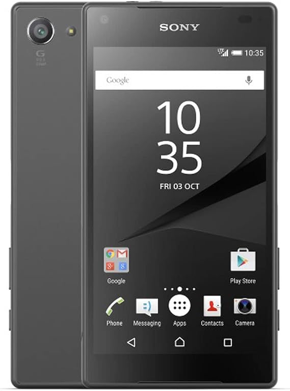 Sony Xperia Z5 Compact 4.6 Inch Smartphone (Bluetooth, WiFi, Octa Core MSM8994 Snapdragon 810, 2GB RAM, 32GB, Android 5.1.1) Graphite Black