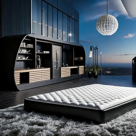 Swanky Classy Ultra FirmPlush Mattress Foam/Back and Mind Support/Bed in a Box/Pressure Relieving (5 inch, Queen (U.S. Standard))