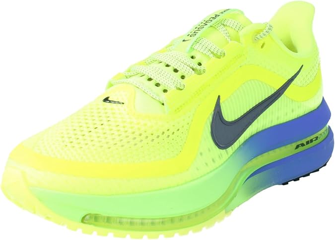 Nike Pegasus Premium Men's Road Running Shoes (Bolt Ice/Lime Blast/Sapphire/Black Spruce)