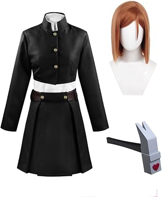 Nobara Kugisaki Cosplay Costume for Women Anime Nobara Kugisaki Cosplay Halloween Christmas Uniforms Full Set