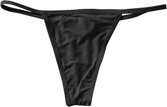 Cotton Thongs for Women Soft Low Rise Sexy Thong Ladies Panties Womens Underwear Tummy Control Panties