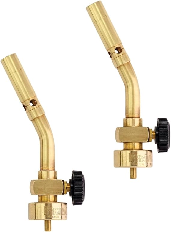 BernzOmatic Basic Use UL2317 Brass Pencil Flame Propane Torch Head (2 Pack UL2317 Torch)