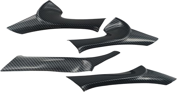Carbon Fiber Door Armrest Panel Trim for Lexus IS 250 350 2006-2013 Front Rear Left Right Set ABS