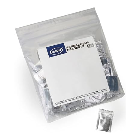 Hach Chlorine Reagent Set, DPD Free + Total Chlorine, 25 mL, 2440400