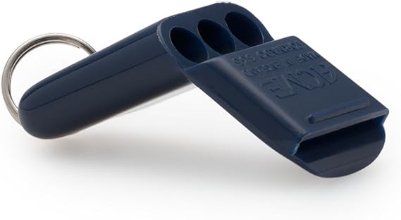 ACME Genuine Professional Quality BPA Free Plastic No. 635 Tornado AIRFAST Whistle, Medium Sized, High-Pitch, pealess, 117 dBA, Designed and Made in The UK.