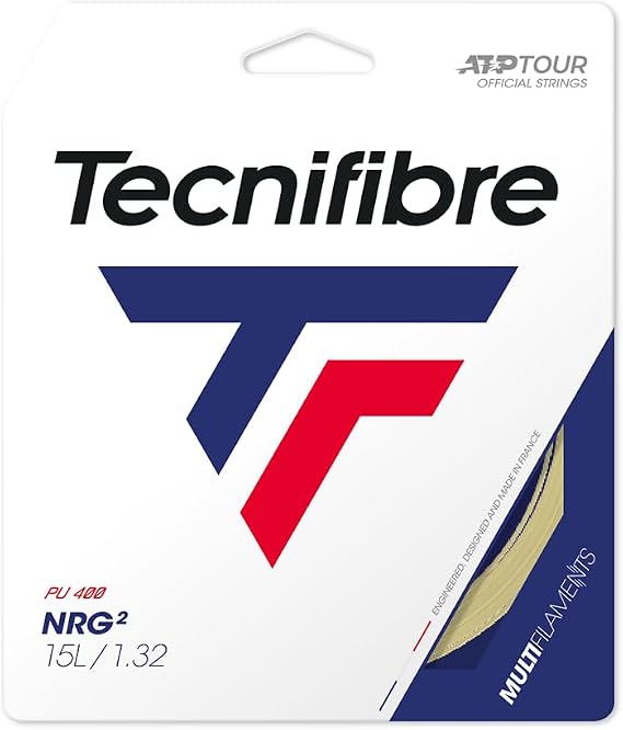 Tecnifibre NRG2 Multifillament Tennis String (Natural) (17g.1.24mm)