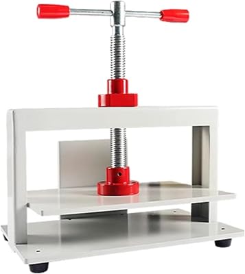 Manual Paper Press Machine,150mm Thick Flat Paper Press Machine,3306lbs 1500kg Pressure,for Express Orders Receipt,A4 A3