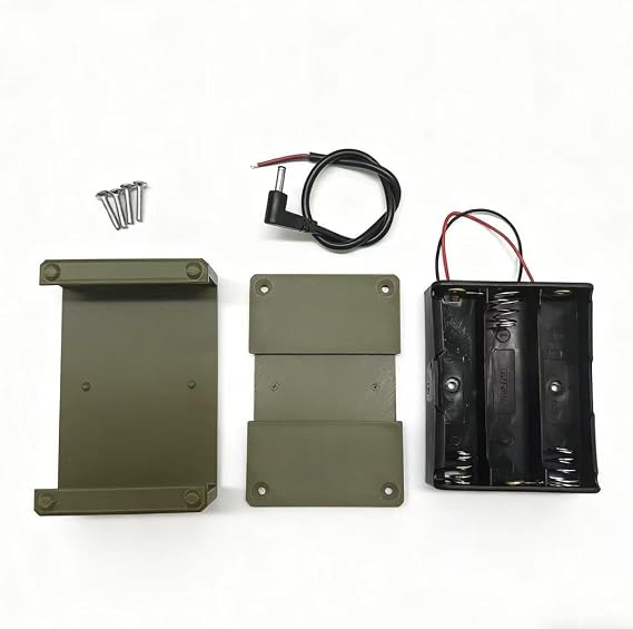 tr uSDX トランシーバー usdx バッテリーケースキット DL2MAN Old Army Green