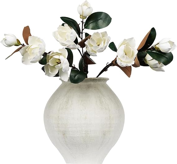 Artificial Flowers (3, White)