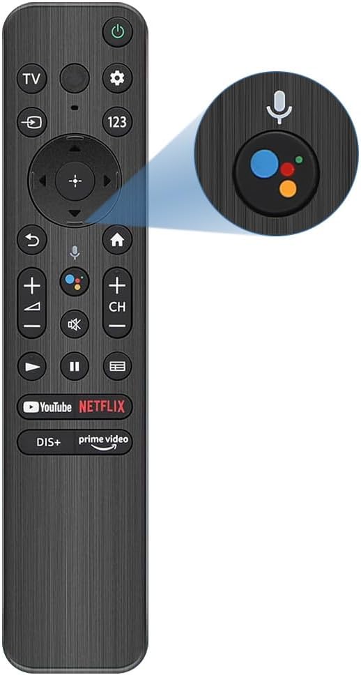 Replacement for Sony Remote Control for Bravia Smart TV with Voice Search. for All 2020-2025 Sony TV Remote Replacement.
