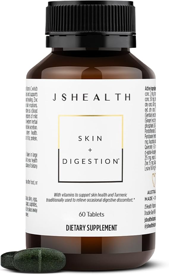 JSHealth Skin & Digestion Formula Supports Healthy Skin & Digestive Comfort