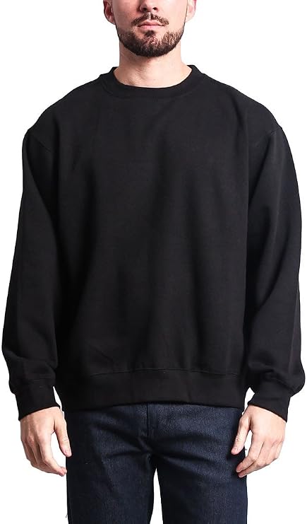 G-Style USA Basic Solid Crewneck Sweatshirt