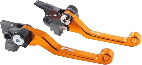 CNC Motorcycle Billet Foldable Pivot Clutch Brake Lever Handle for SX XCW XC SX-F XC-W XC-F XCF-W EXC-F 125 150 250 300 450 500 Dirt Bike (l83r83)