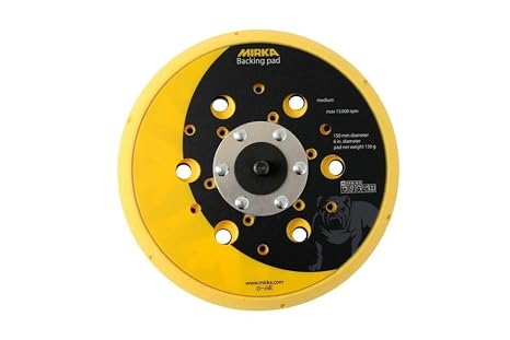Mirka Backup/Backing Pad 6 Inch 48-Hole Medium Hardness for DEROS 650CV