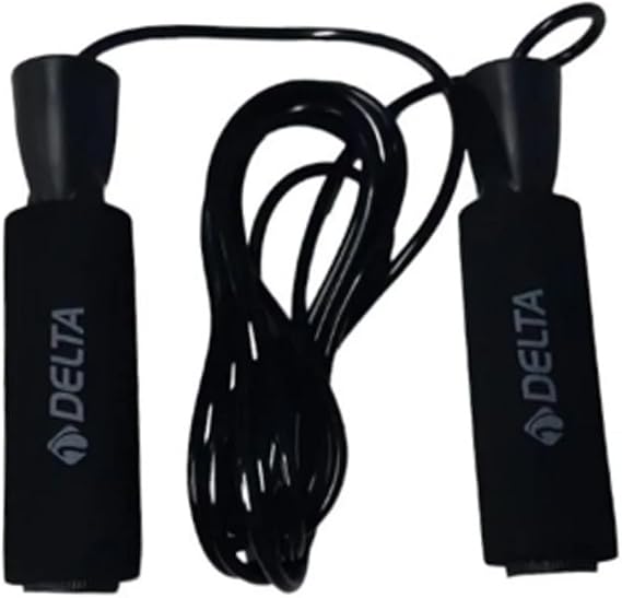 Adjustable Jumping Rope with Delta Sponge Handle Bearing