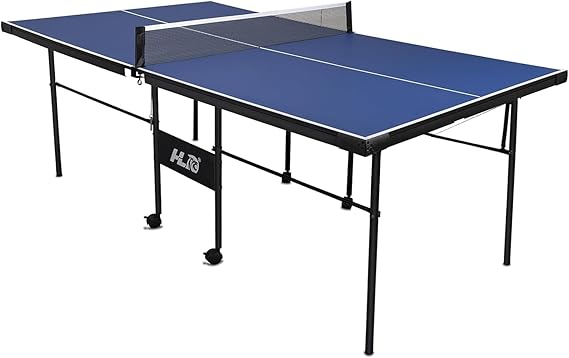 7FT Foldable Ping Pong Table with Playback Mode for Solo & 2-Player Games - Indoor Tennis Table Set Includes Net, 2 Paddles & 2 Balls for Professional Practice Training for Adults/Teens