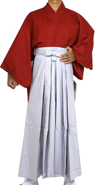 Edoten Japanese Samurai Hakama Uniform Traditional Japanese Clothing Kimono RDGY S