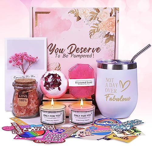 Birthday Gifts for Women Friendship, Spa Gift Baskets Set, Unique Gifts Ideas for Women, Christmas Gifts for Mom Best Friends Sister Wife Coworker,30th 40th 50th 60th Birthday Gifts for Women