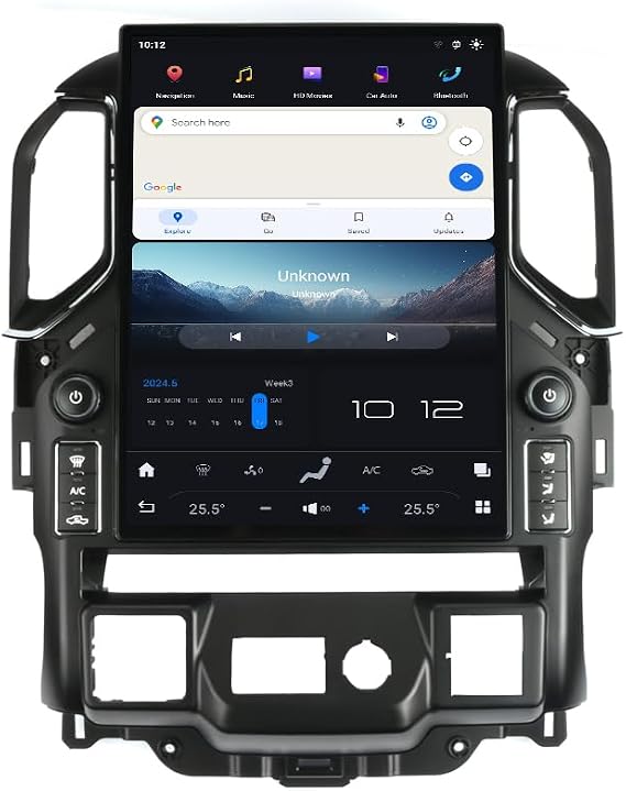 Car Radio for Chevrolet Chevy Silverado GMC Sierra 2019 2020 2021 202 2023 2024 Stereo Upgrade Qualcomm Android 13 Tesla Style Head 15.6 Inch IPS Touch Screen Player GPS Navi