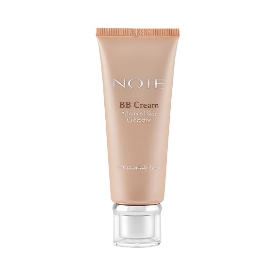 Note Cosmetique BB Cream SPF 15 - Tinted Moisturizer Face Cream with Vitamin E - Hydrating Foundation Makeup - 100 Porcelain - 1 oz