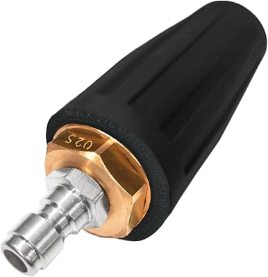Giraffe Tools Pressure Washer Tips Turbo Nozzle, 14 Quick Connect, 360 Rotating Spray Turbo, easy for Cleaning Brick, Concrete, and Vinyl Surfaces