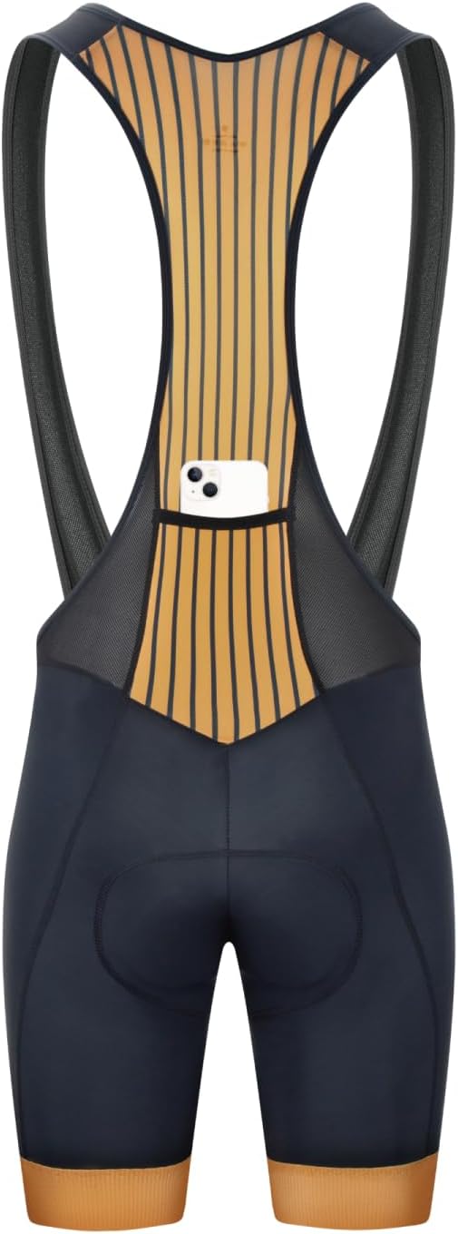 CEROTIPOLAR Men's Cycling Bib Shorts with 4D MaxCool Pad, Ergonomic Cut