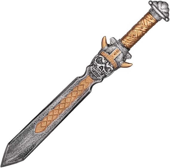 Boland 72275 Sword Skull Warrior, Silver-Gold, 57 (EU)