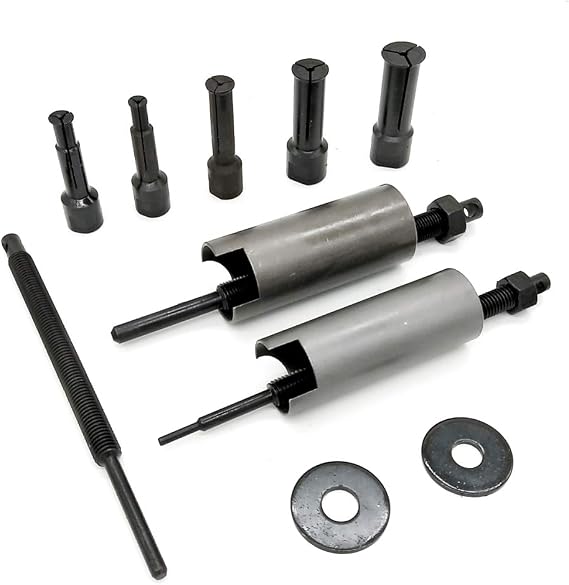 MR CARTOOL Universal 9-23mm Motorcycle Inner Bearing Extractor Kit, 5pcs Bearing Puller Set Clutch Tool Internal Slide Hammer Removal Kit for All Motorcycle