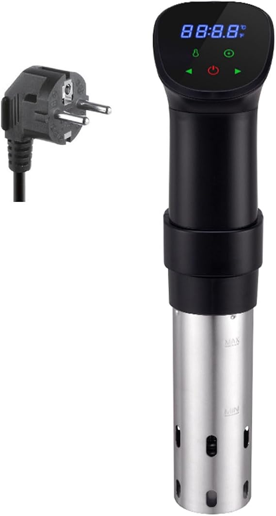 Sous Vide Precision Cooker Immersion Circulator with Touch Screen Hidden Backlight for Steak Molecular Cooking Home Commercial Use 3D Water Circulation Timer Control (220V)