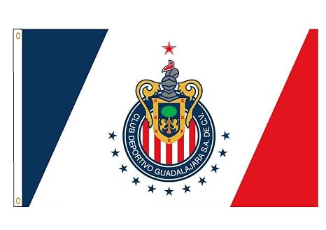 Yerchic Chivas Flag Guadalajara Banner 3x5ft Polyester Flag For Garage Room Man Cave
