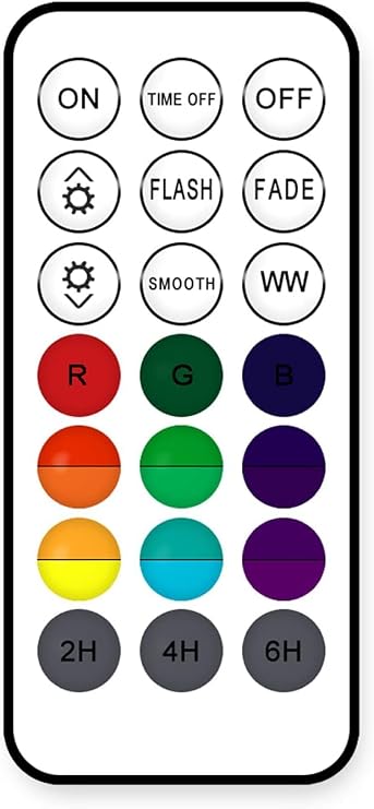 LOFTEK Submersible led Light Remote Control (RF) 1 pcs, 200FT Remote Range(Not Included Submersible Lights)