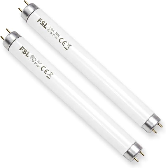 ASPECTEK 20W Bug Zapper Replacement Bulbs, 10W T8 UV, 2-Pack