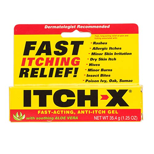 Itch-X Fast-Acting Anti-Itch Gel, 1.25 Ounce Pack of 4