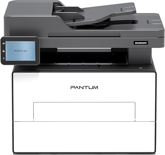 PANTUM BM4309ADW Multifunction Printer Laser Printer Black White Automatic Duplex Printing Printer Scanner Copier with ADF WLAN/LAN/USB 3.5 Inch Touch Screen 30ppm