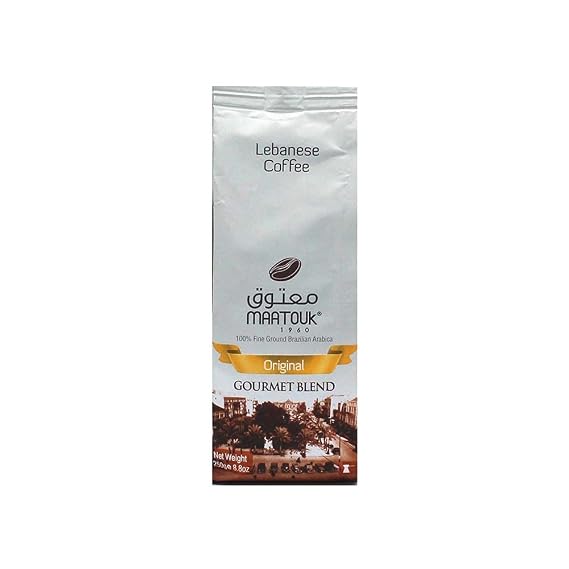 Maatouk Lebanese Coffee, Original Gourmet Blend, 7 Ounce