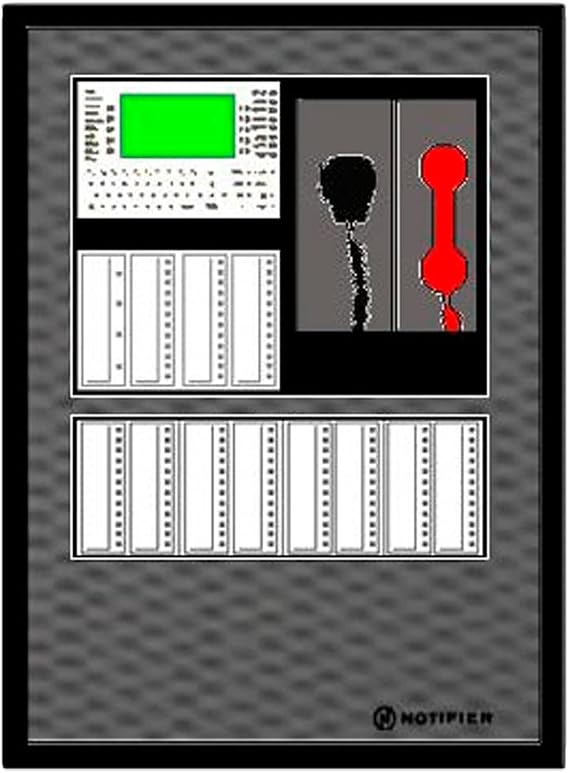 NOTIFIER ADDR-C4 - Audio Command Door for Cab-C4, Black